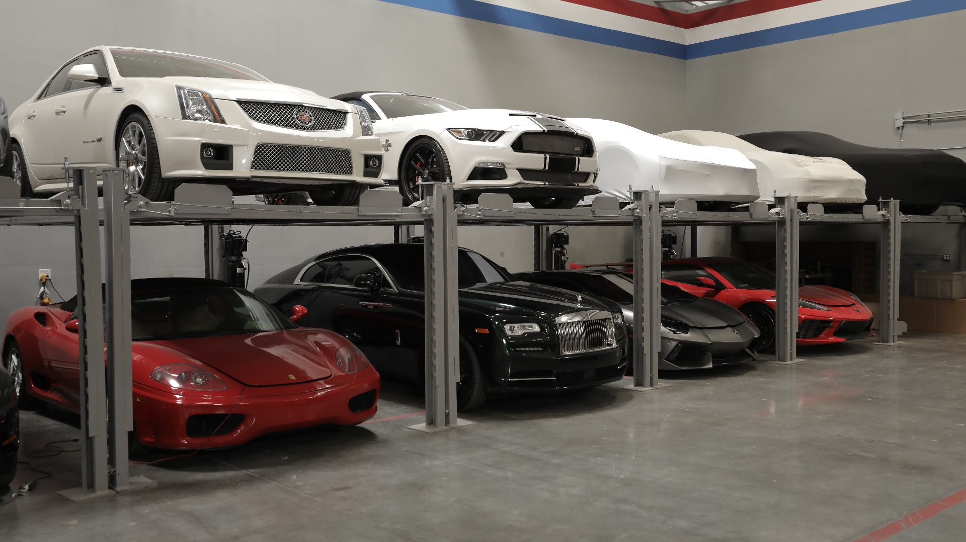 Luxury car storage facility Las Vegas
