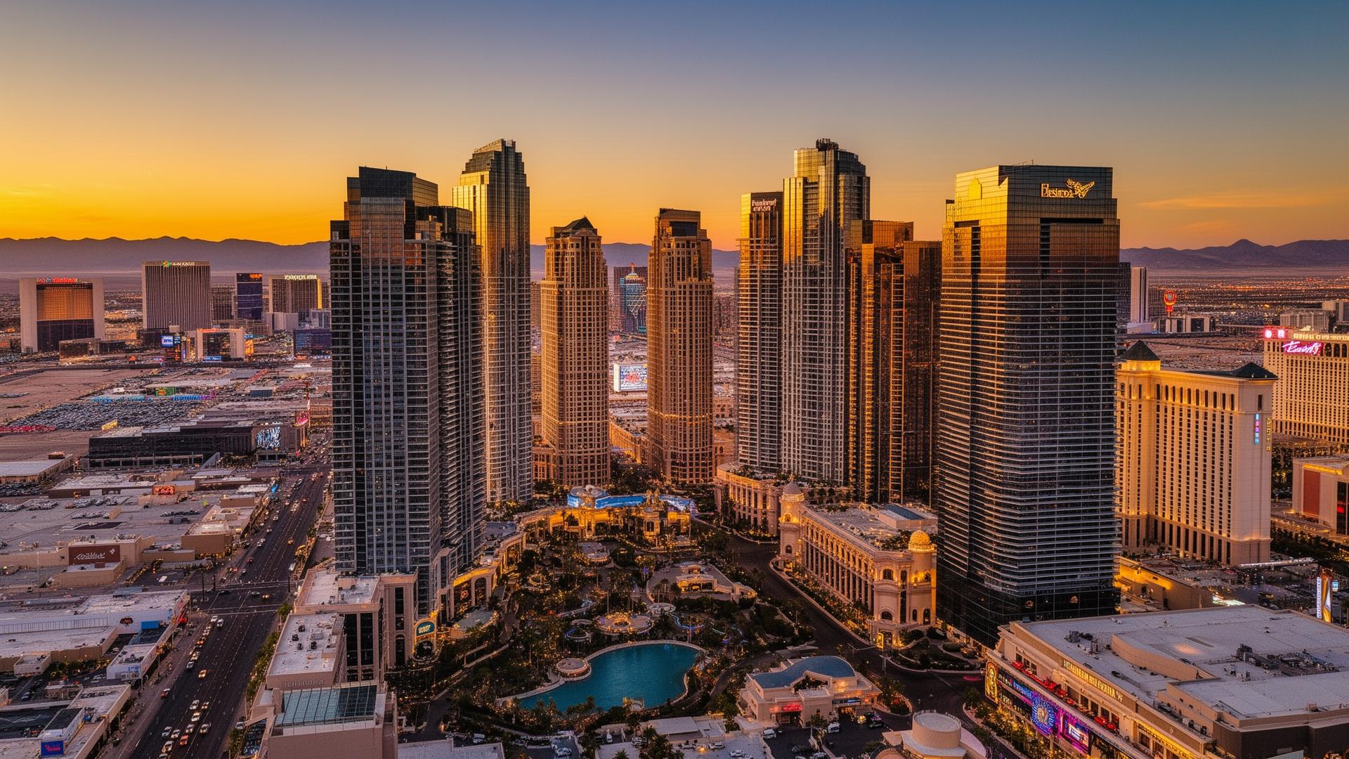 Las Vegas luxury high-rise towers and condominiums